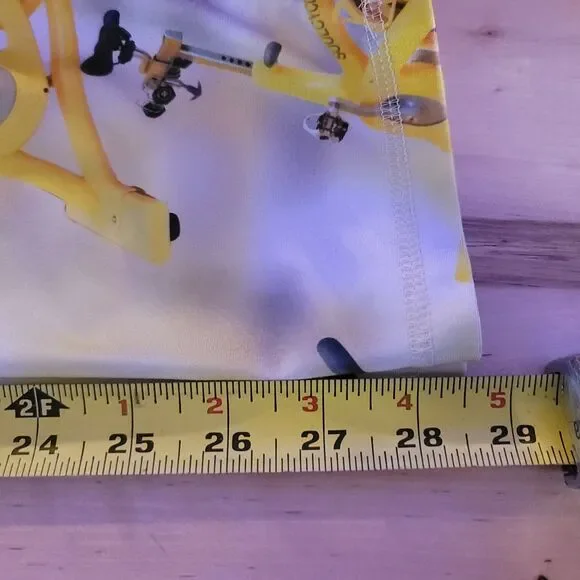 Zara Terez for SOULCYCLE Leggings Bike Bicycle Yellow Ladies S Ride Studio NYC - Picture 7 of 7